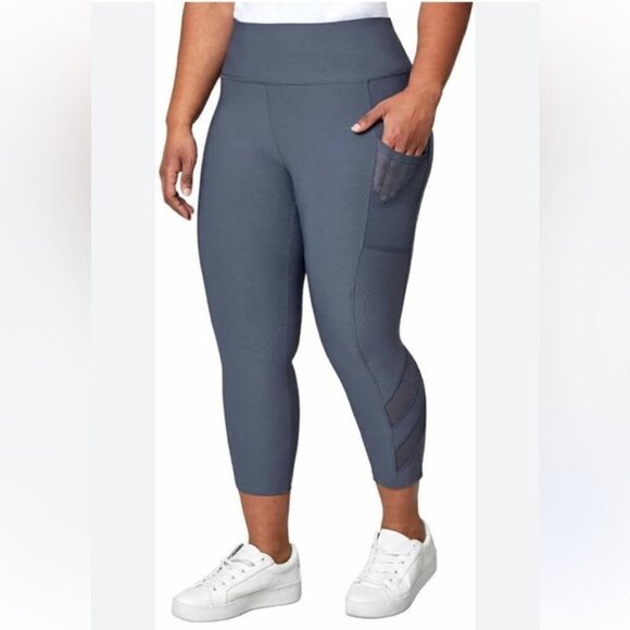 Mondetta Purple High Waist Active ankle leggings, XX large - Picture 1 of 15